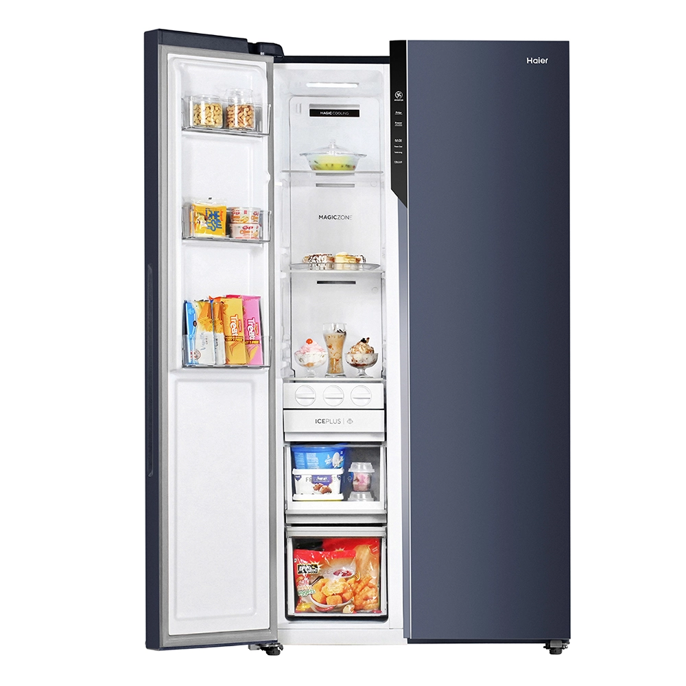 Haier Wifi enabled 602 L smart convertible  Double Door Side By Side Refrigerator, Expert Inverter Technology , HRS-682GKU1